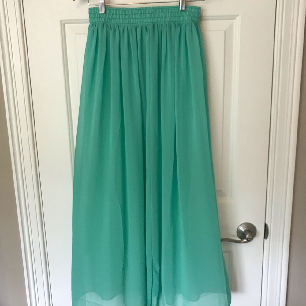 American Apparel Chiffon Maxi Skirt